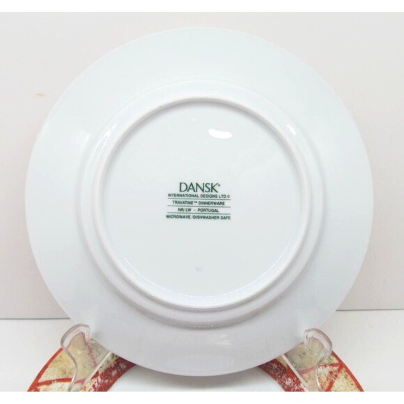 Dansk Travatine Rust Set Of 6 Discontinued Vintage 7 1/4" Bread Plates   1997 - Picture 6 of 10